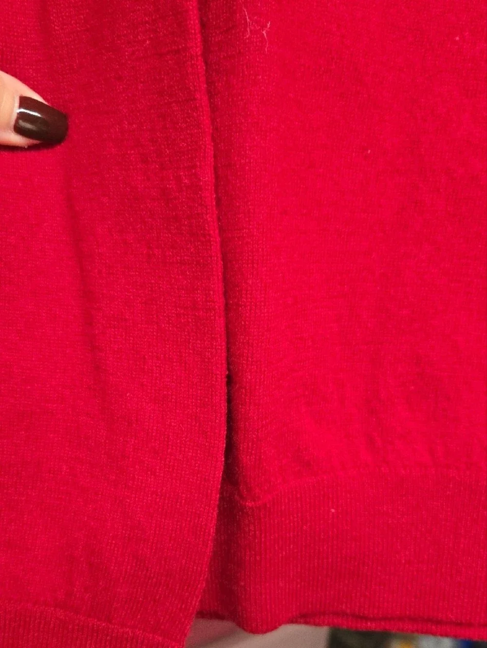 Gymboree Bright Red V-Neck Kids Sweater